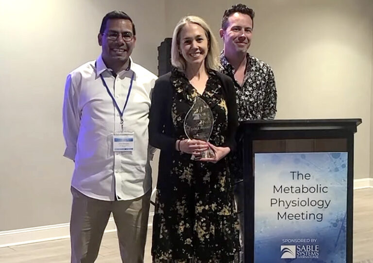 Professor Kathryn E. Wellen presented with The Sable Award in Metabolic Physiology
